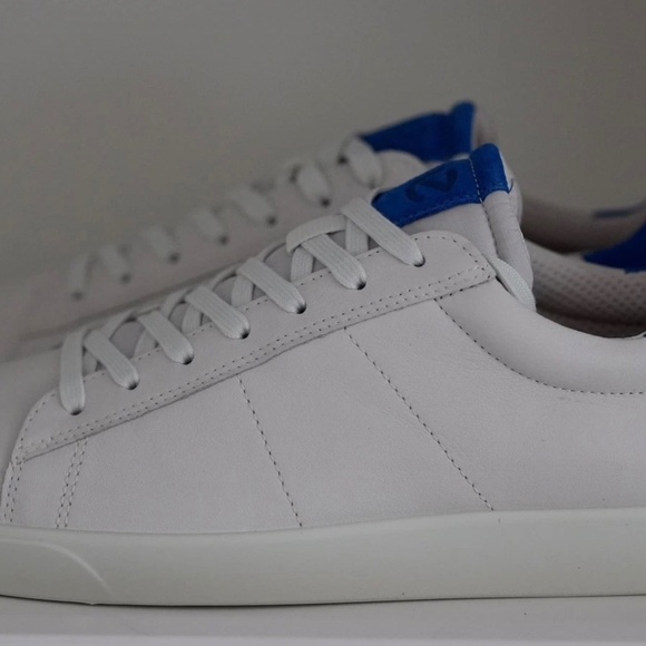 Mens Sneakers Athletic Shoes ECCO Street Lite Sneaker Leather White 9 9.5 EU 43 - Picture 4 of 5
